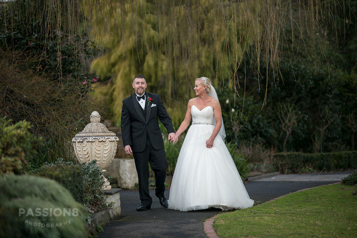 Wedding at Ballara bride and groom