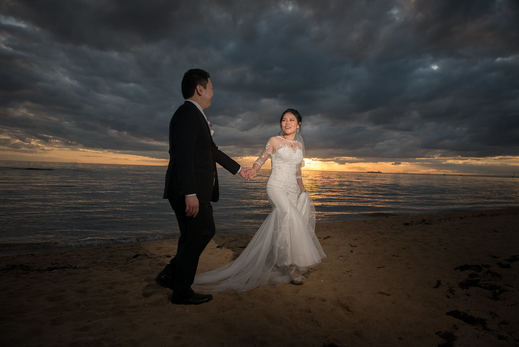 Wedding at Grand on Princess Sunset Brighton Beach