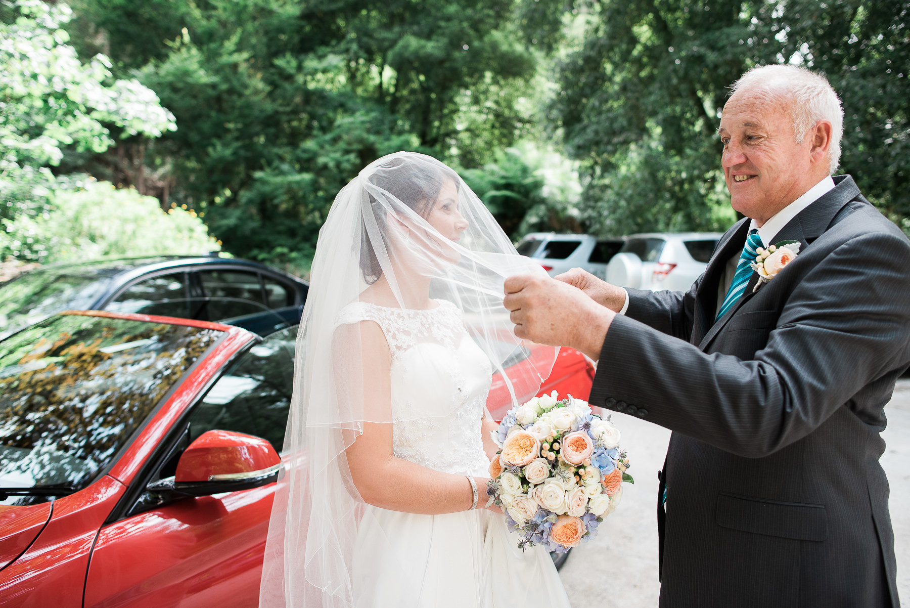 Wedding at Lyrebird Falls dad
