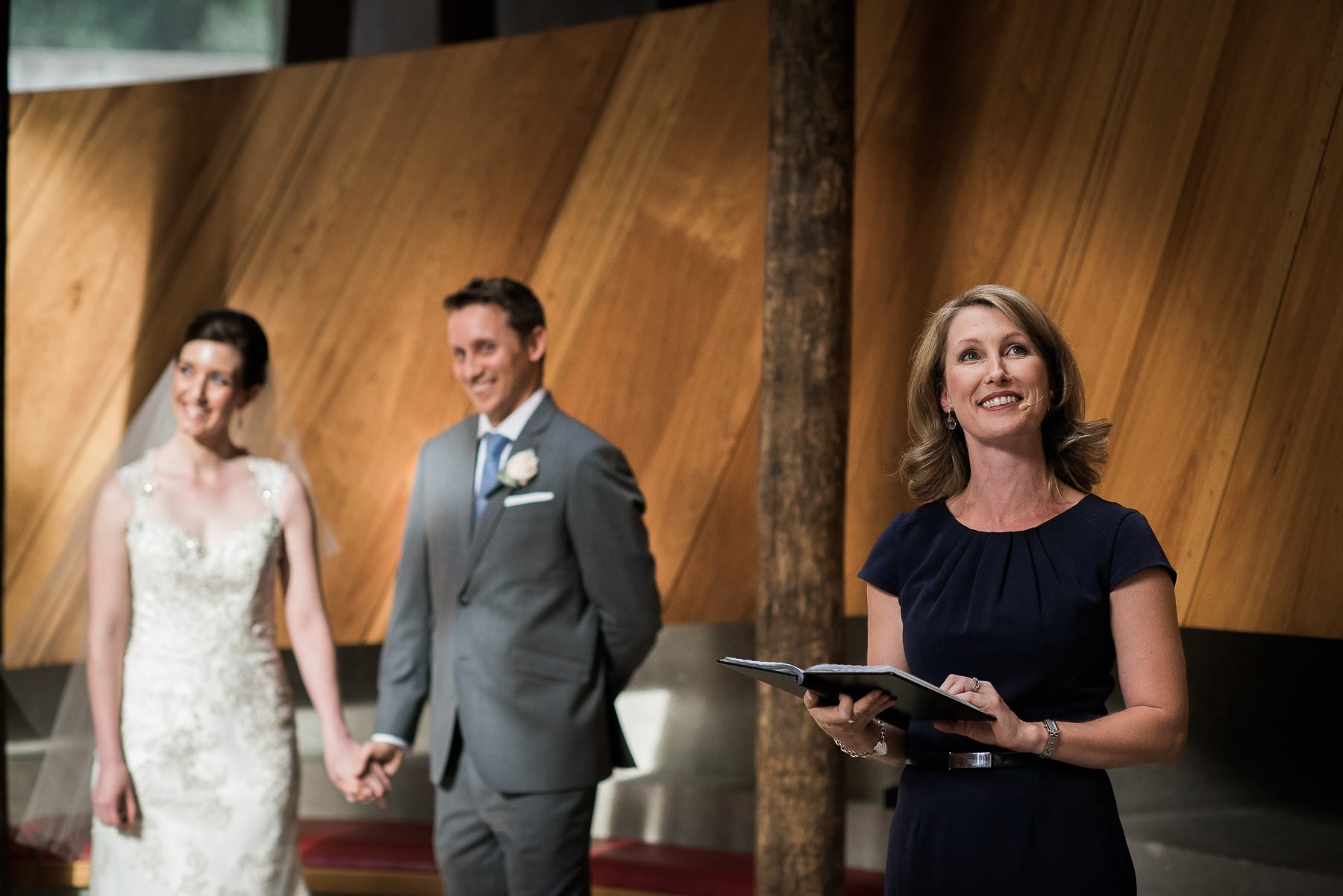 Wedding ceremony at the Melbourne Museum