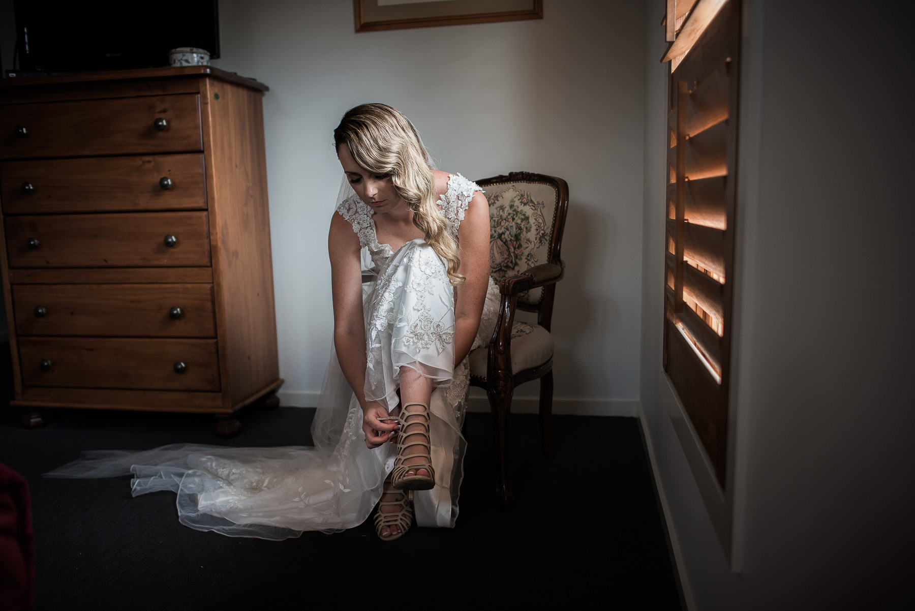Wedding shoes at Baxter Barn