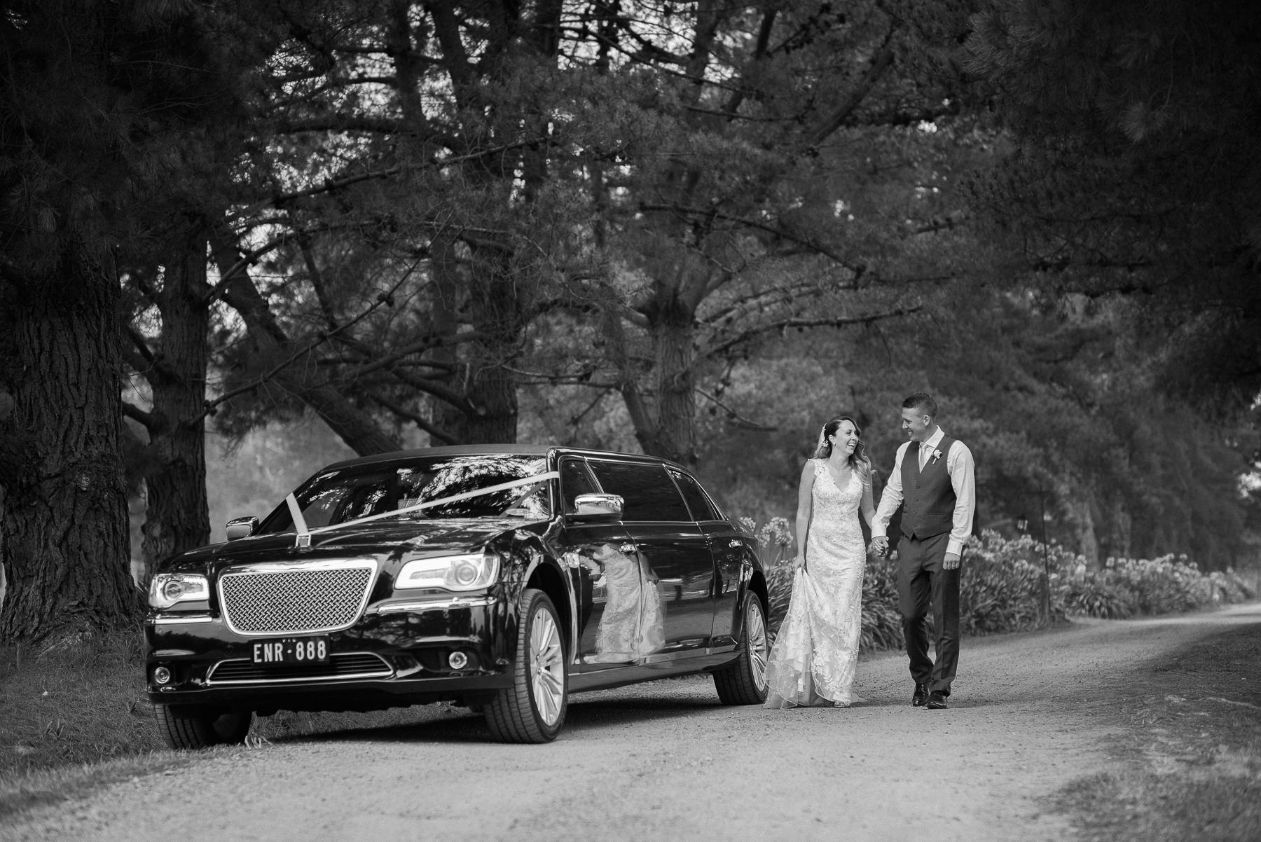 Wedding at Baxter Barn Enrik Car