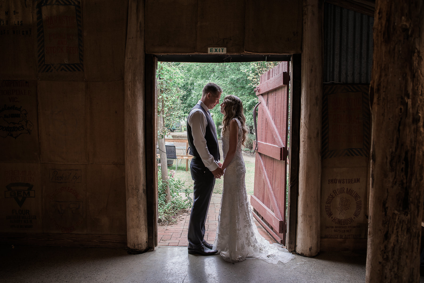 Wedding at Baxter Barn Door