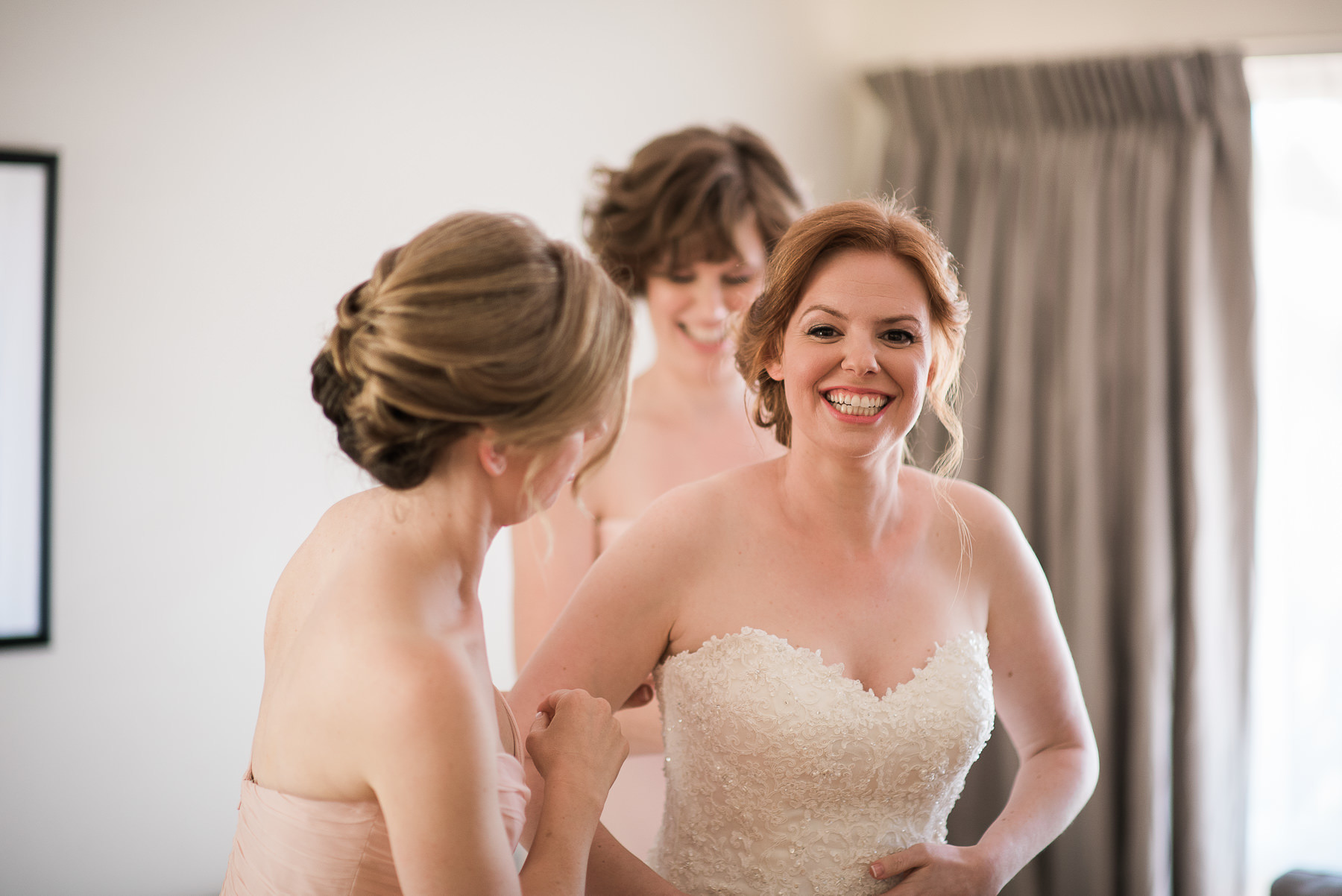 Wedding at Linley Estate bride