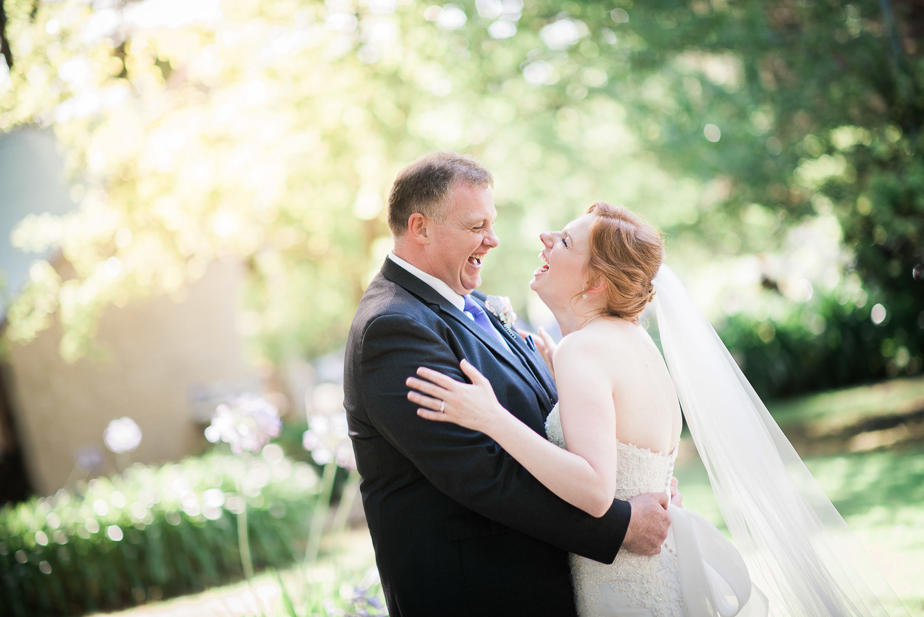 Wedding at Linley Estate laughter