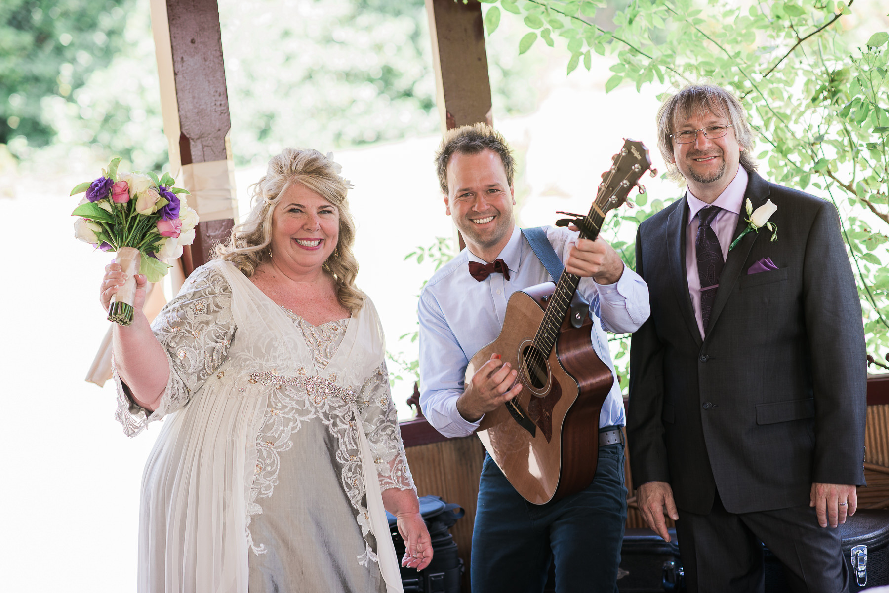 Wedding at the Botanical Gardens fun