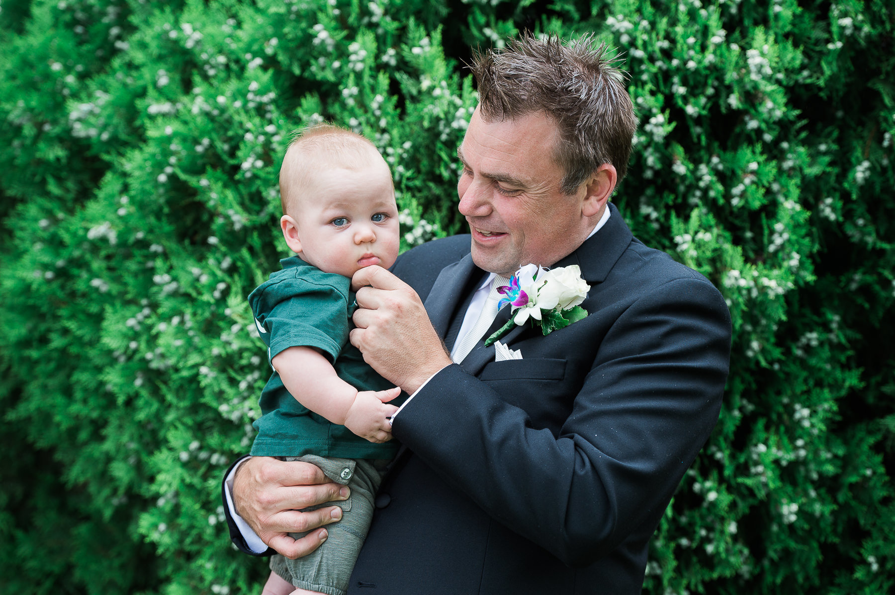 Wedding at Brighton Savoy baby