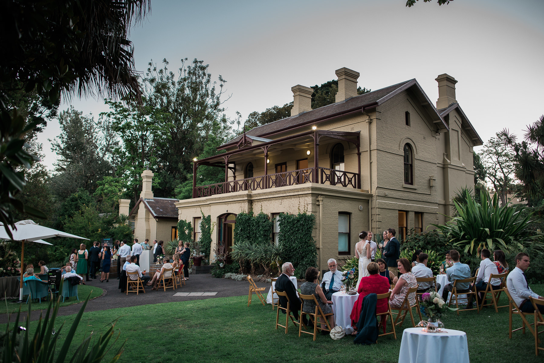 Wedding day at Gardens House