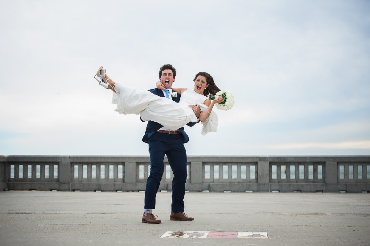 Elwood beach Sails wedding