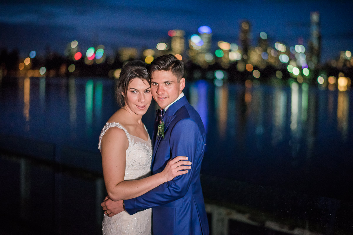 Wedding at Carousel Cafe Events night photo