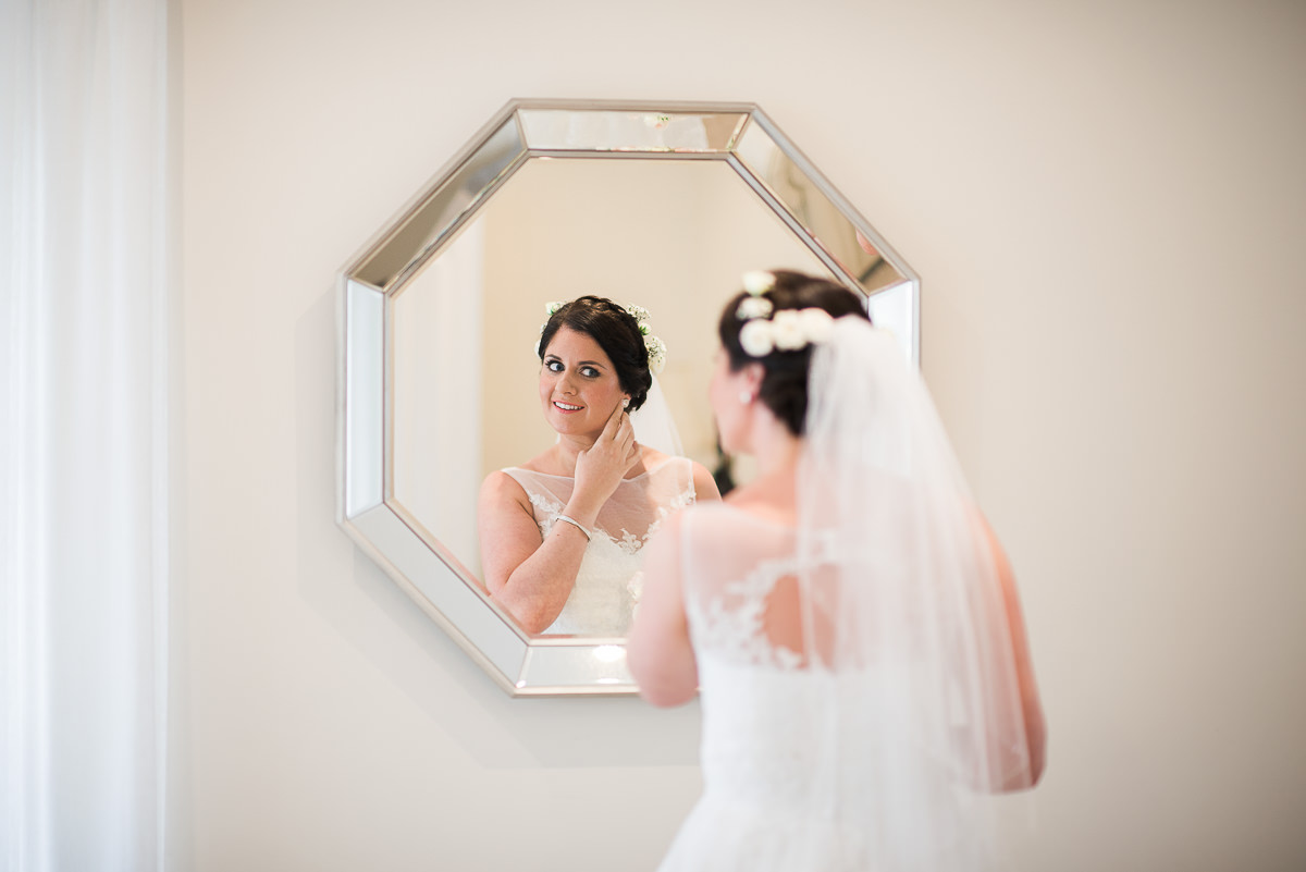 wedding at sandhurst club bride