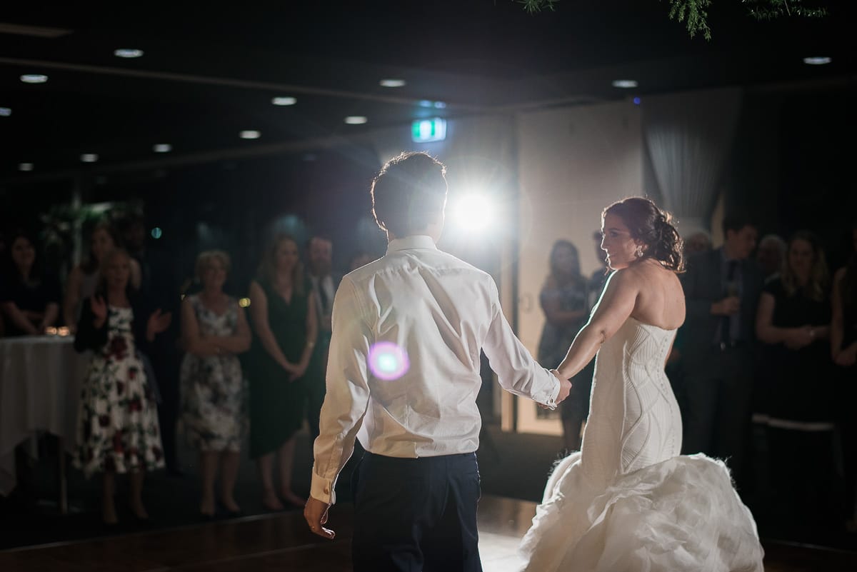 wedding dance at sandringham yacht club