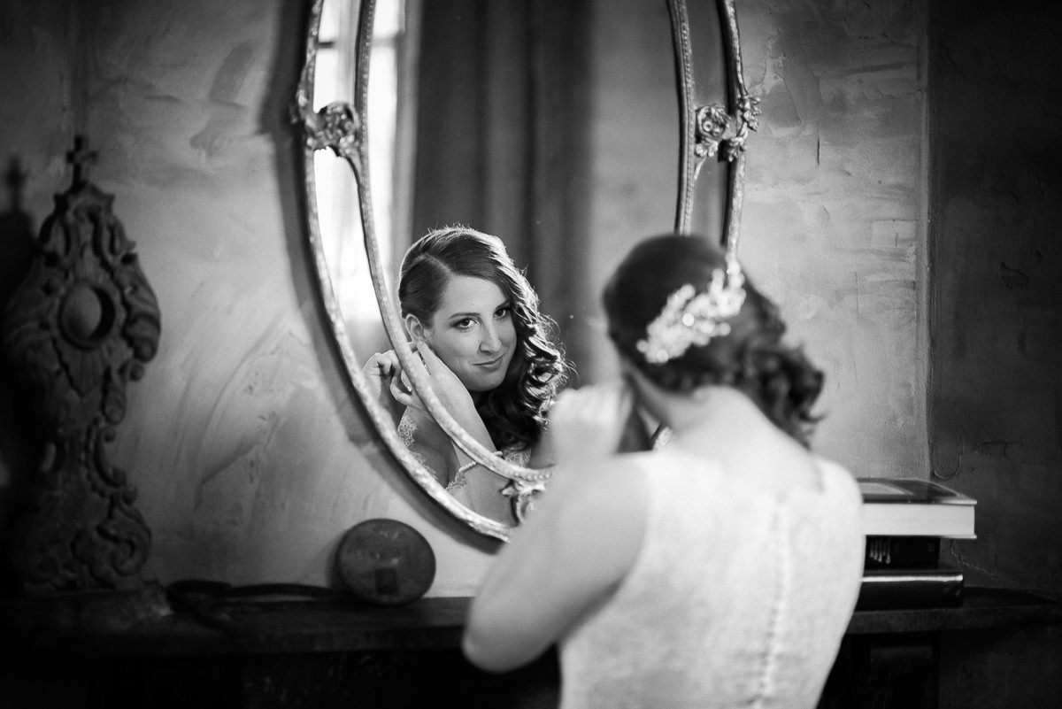wedding at stones of the yarra valley mirror