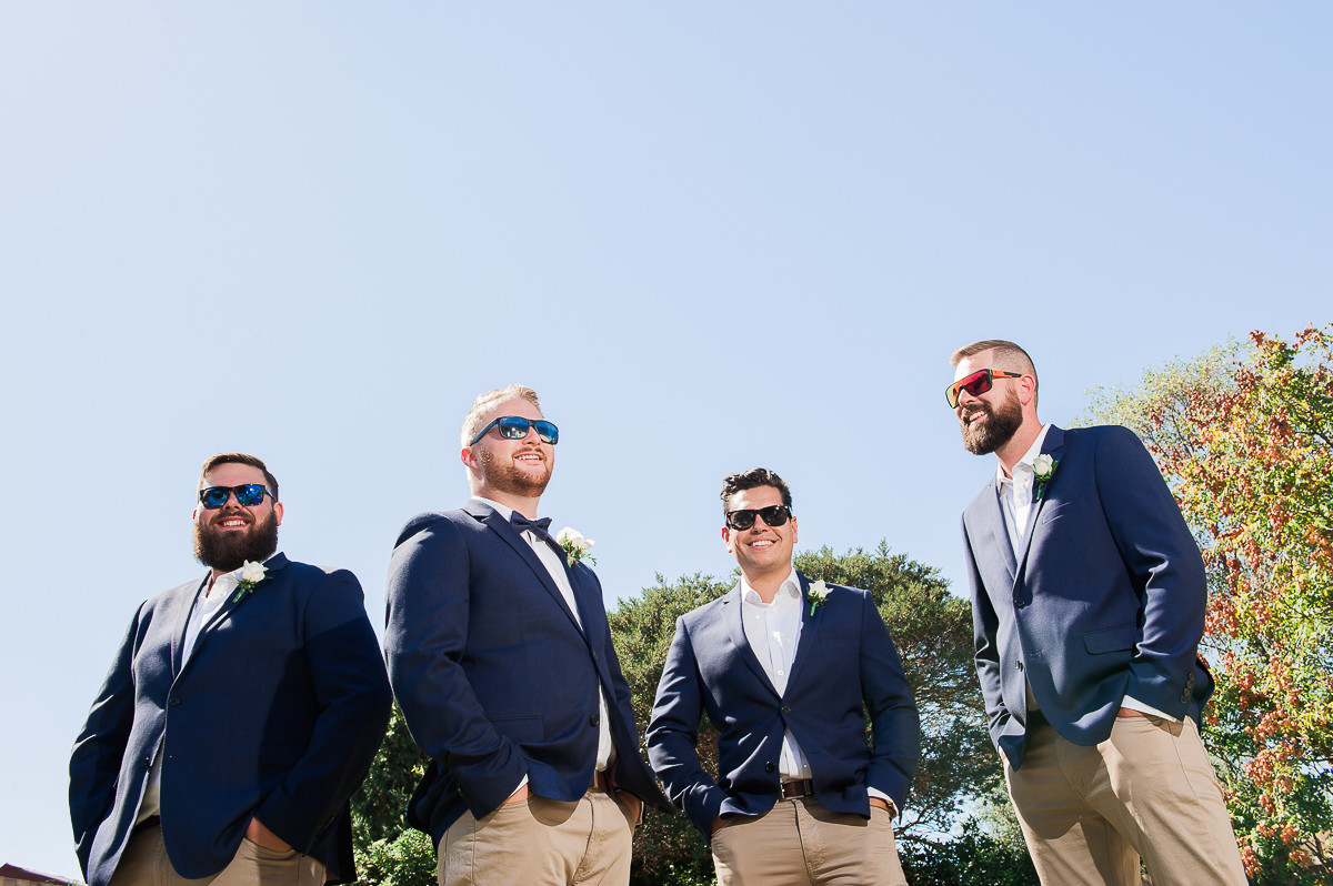 Wedding at D'angelos Winery, Officer boys