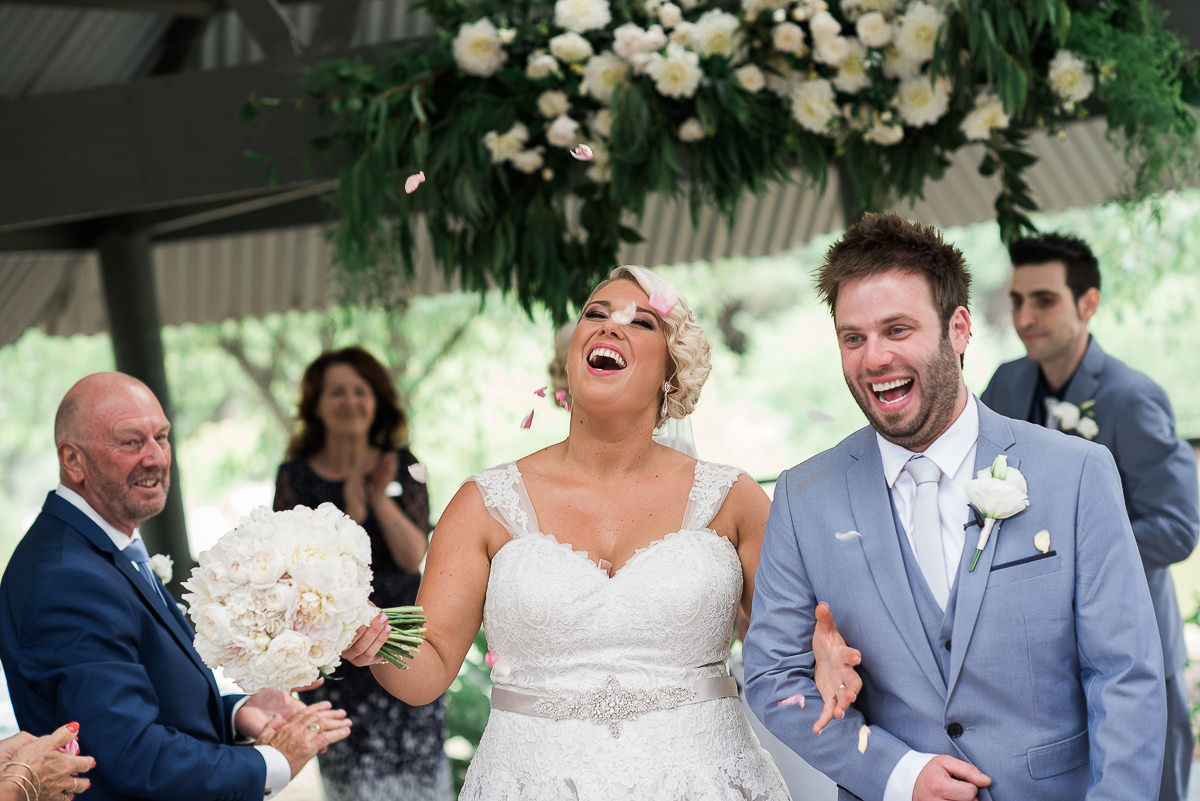 Wedding fun at Immerse Yarra Valley