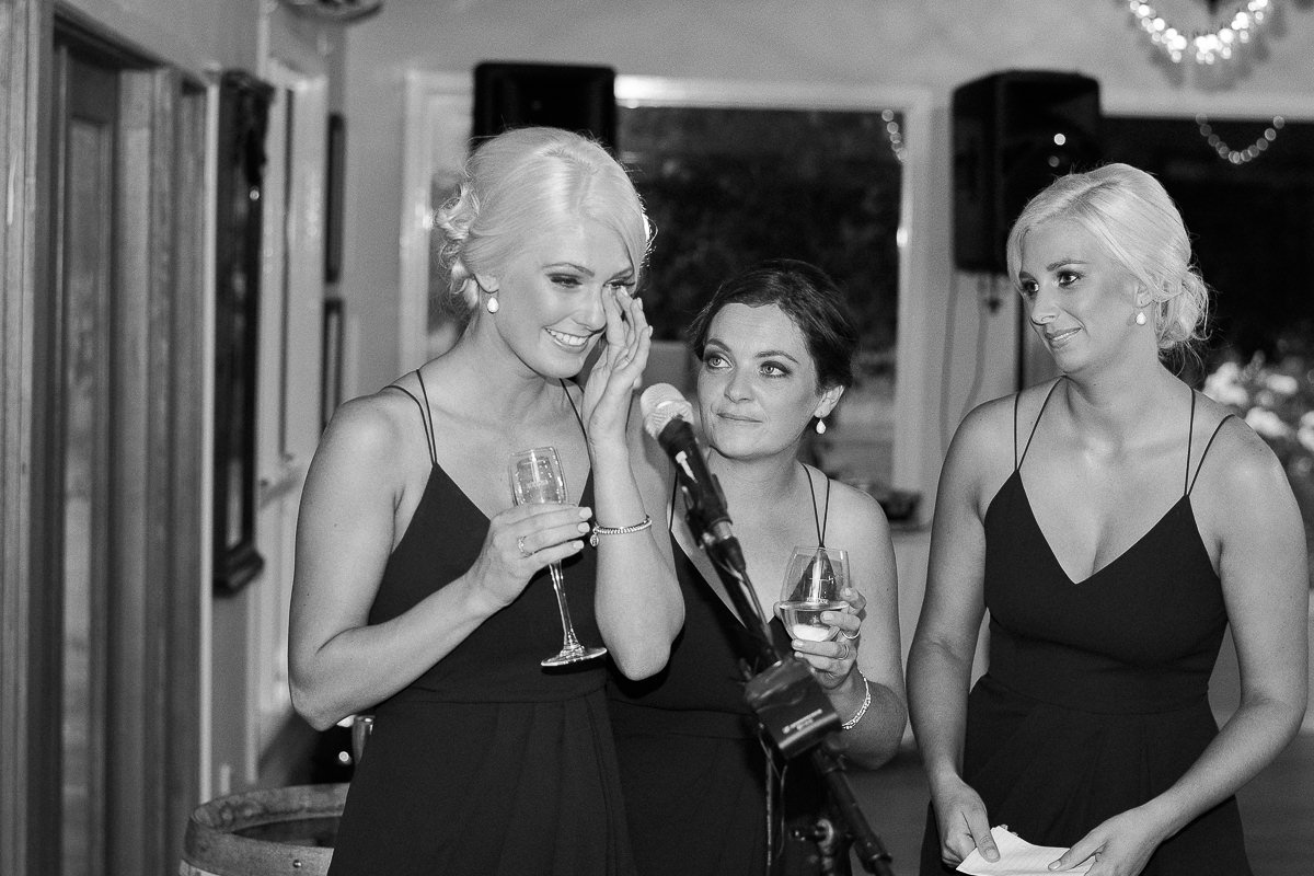Wedding at Immerse Yarra Valley happy tears