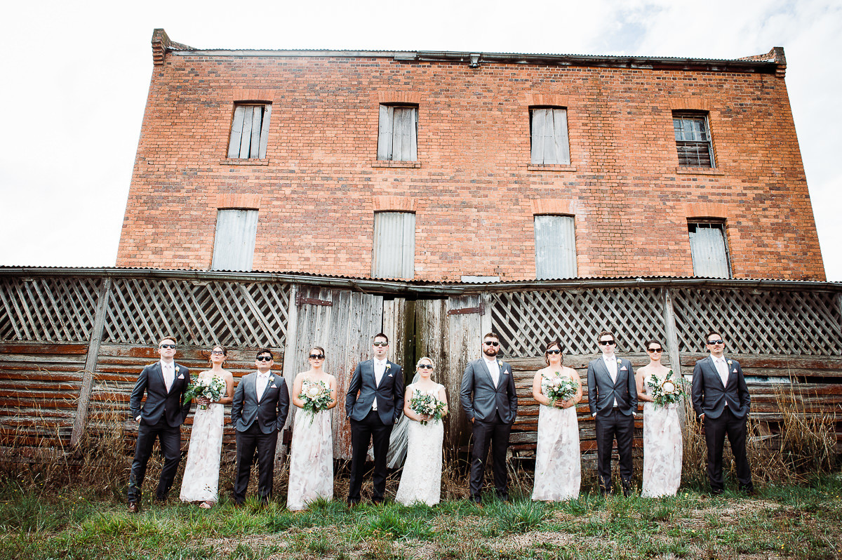 Wedding at Brown Brothers Winery, bridal party