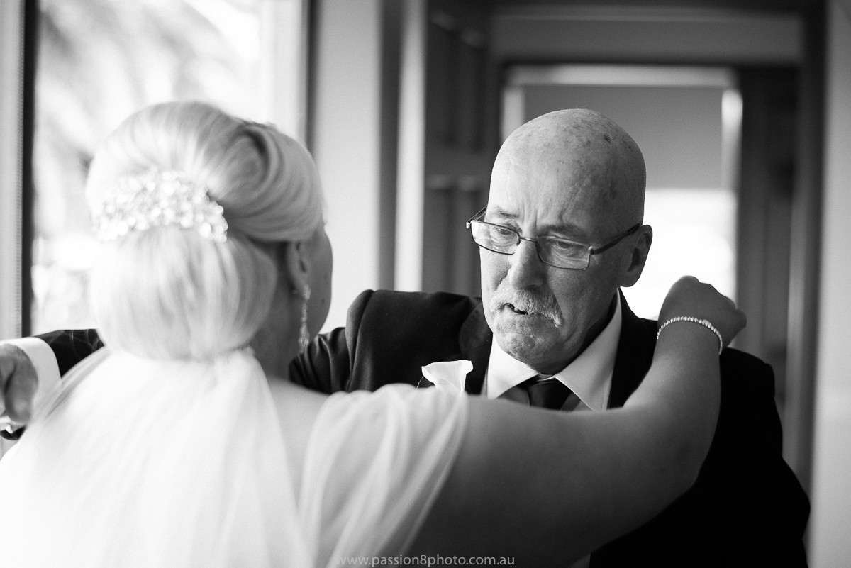Wedding at Vogue Ballroom dad