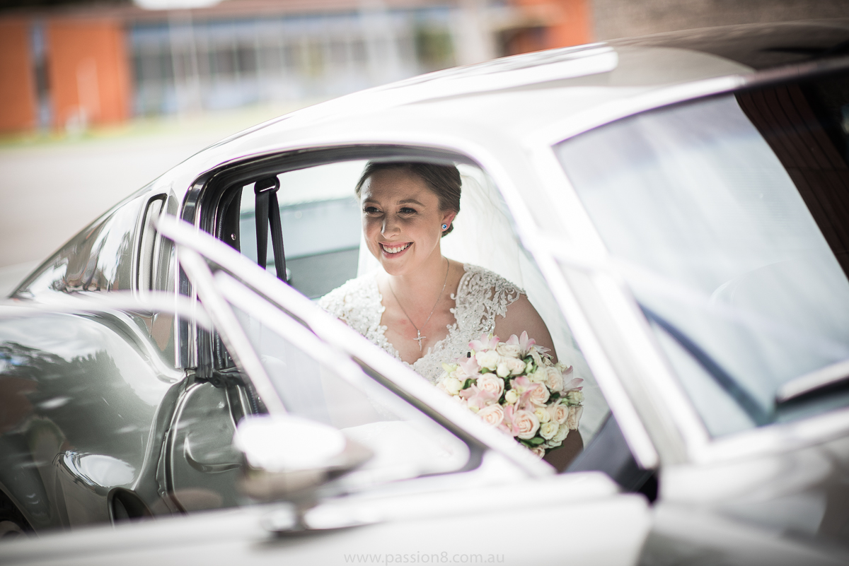 Wedding car at Lakeside Events