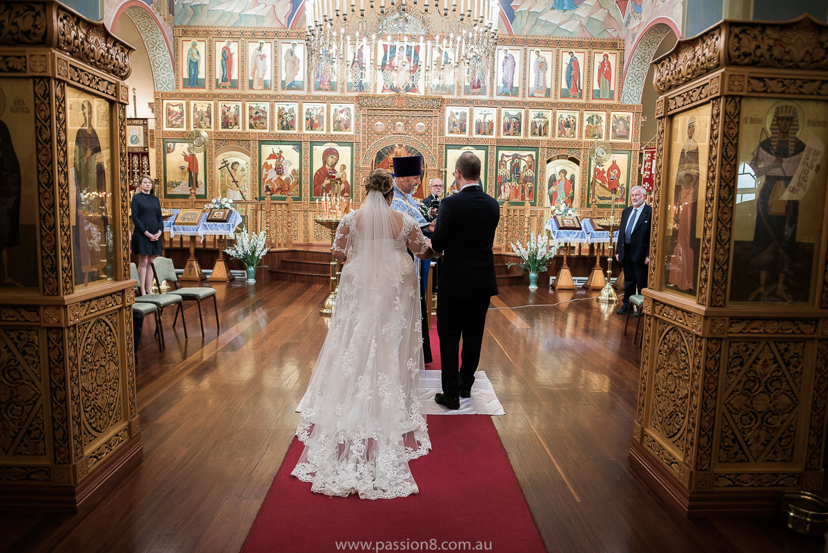 Wedding in Melbourne church