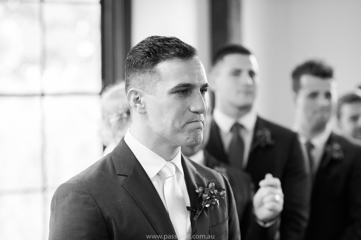 Wedding at Marybrooke Manor groom