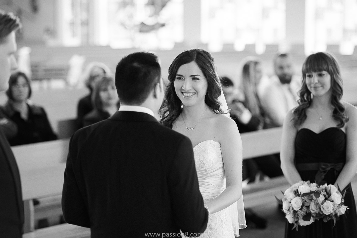 Wedding at Southern Golf Club church