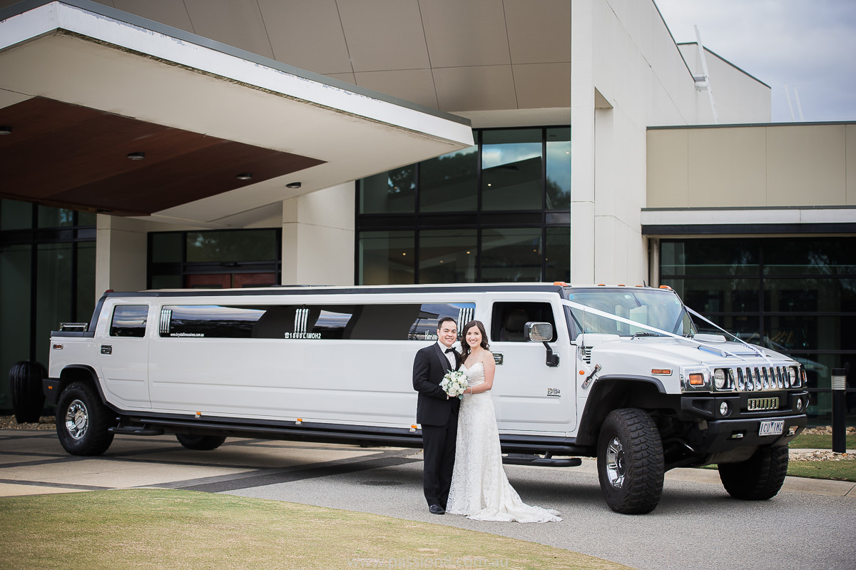 Wedding car at Southern Golf Club