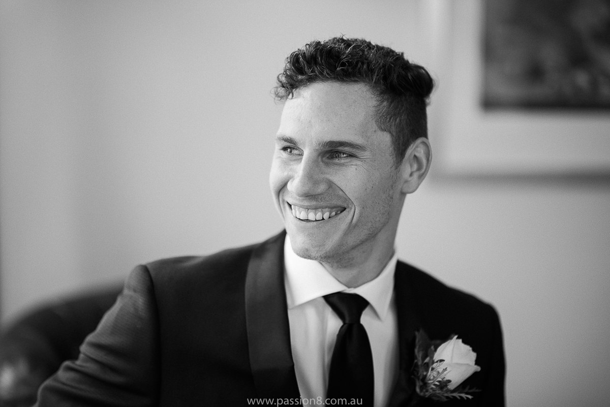 Wedding at Elizabethan Lodge groom