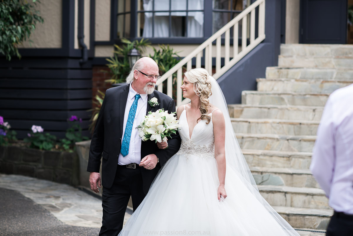 Wedding at Elizabethan Lodge dad
