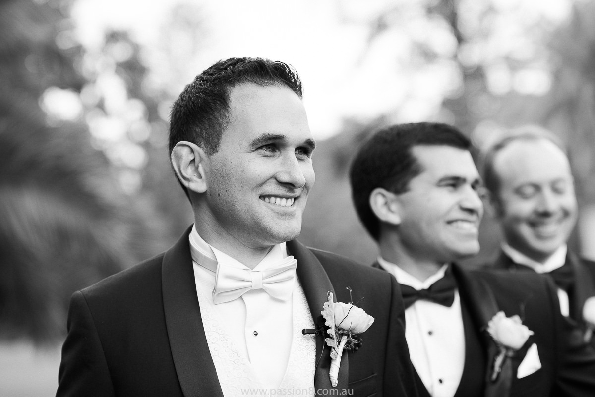 Wedding at Werribee Mansion groom