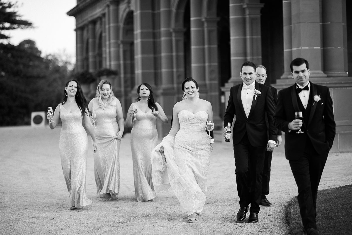 Wedding at Werribee Mansion relaxed