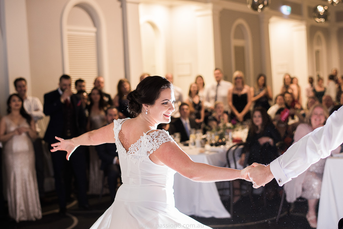 Wedding dance at Werribee Mansion