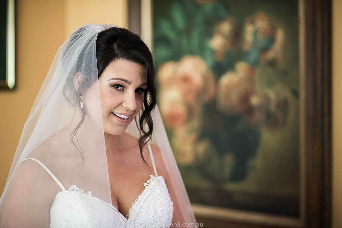Wedding at Ballara Receptions bride