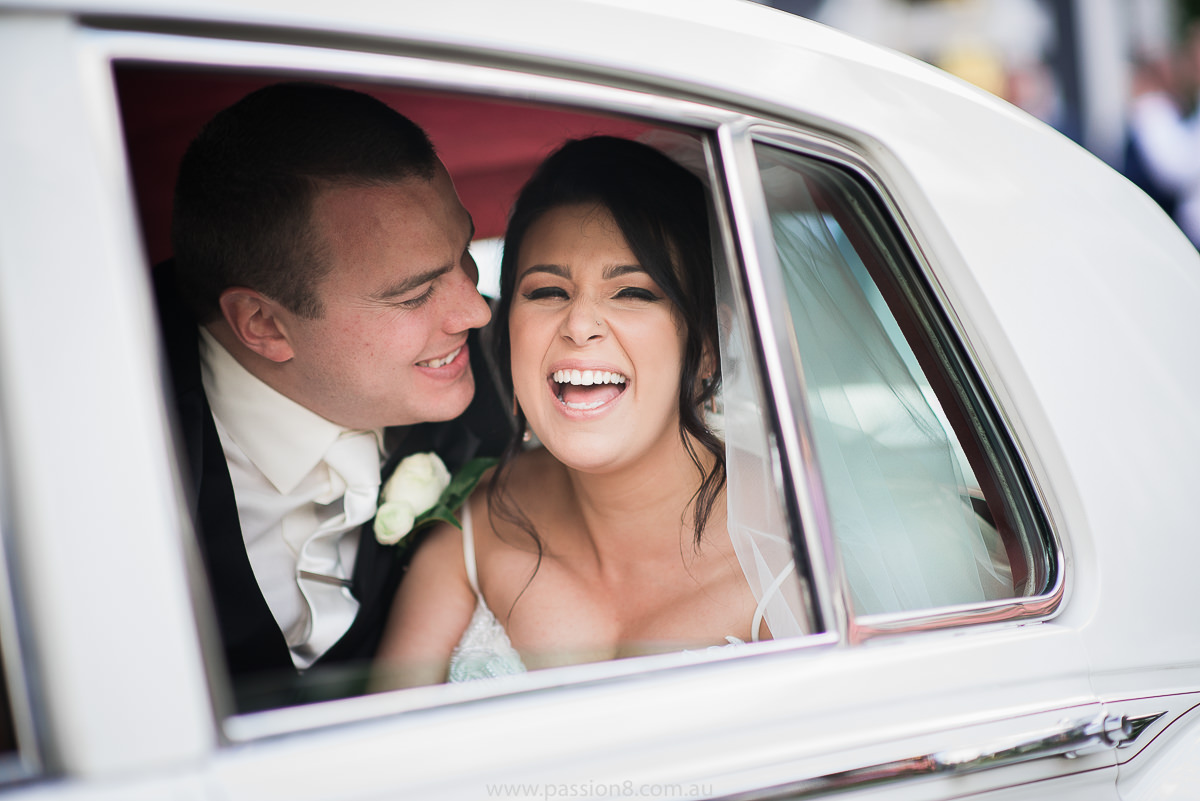 Wedding car at Ballara Receptions