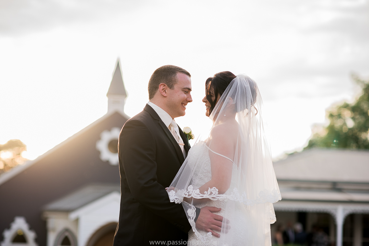 Wedding at Ballara Receptions sunset