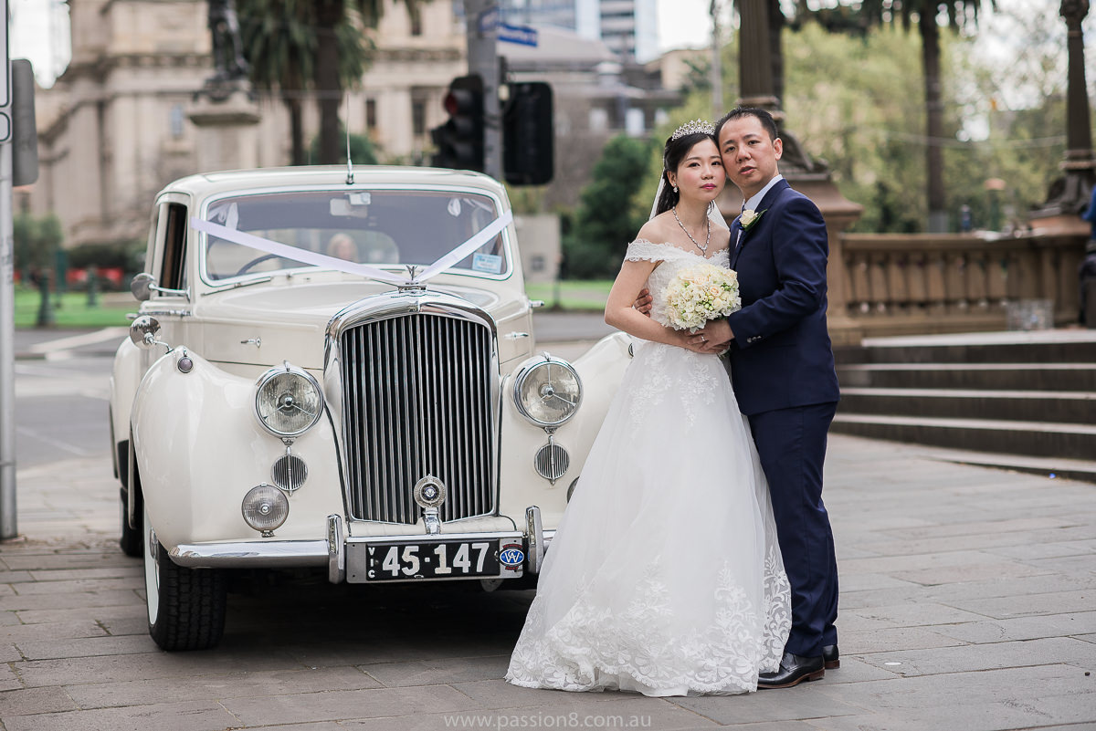 Wedding car at Novotel Glen Waverley
