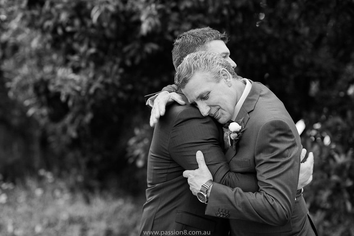 Wedding at Leonda by the Yarra dad