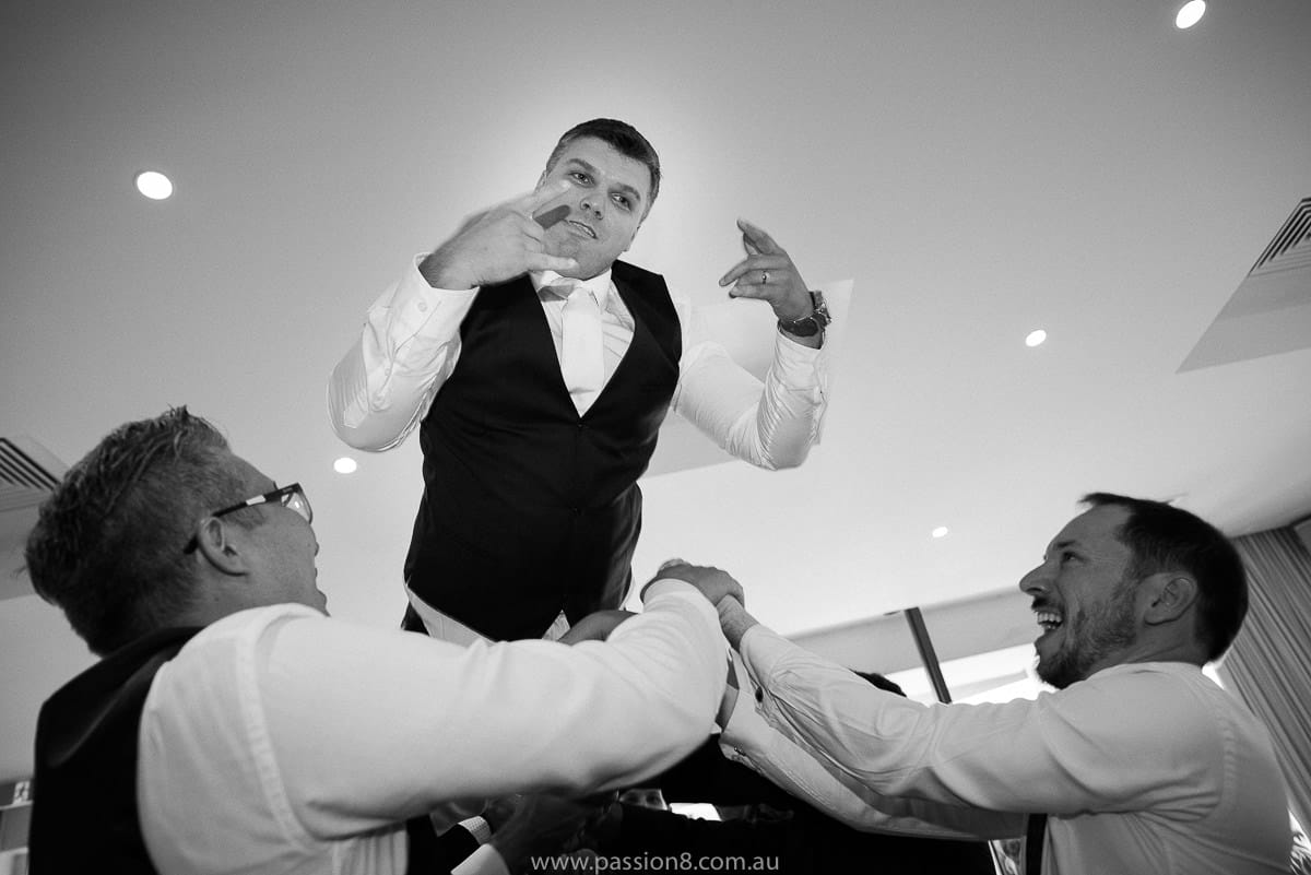 Wedding hora at Leonda by the Yarra