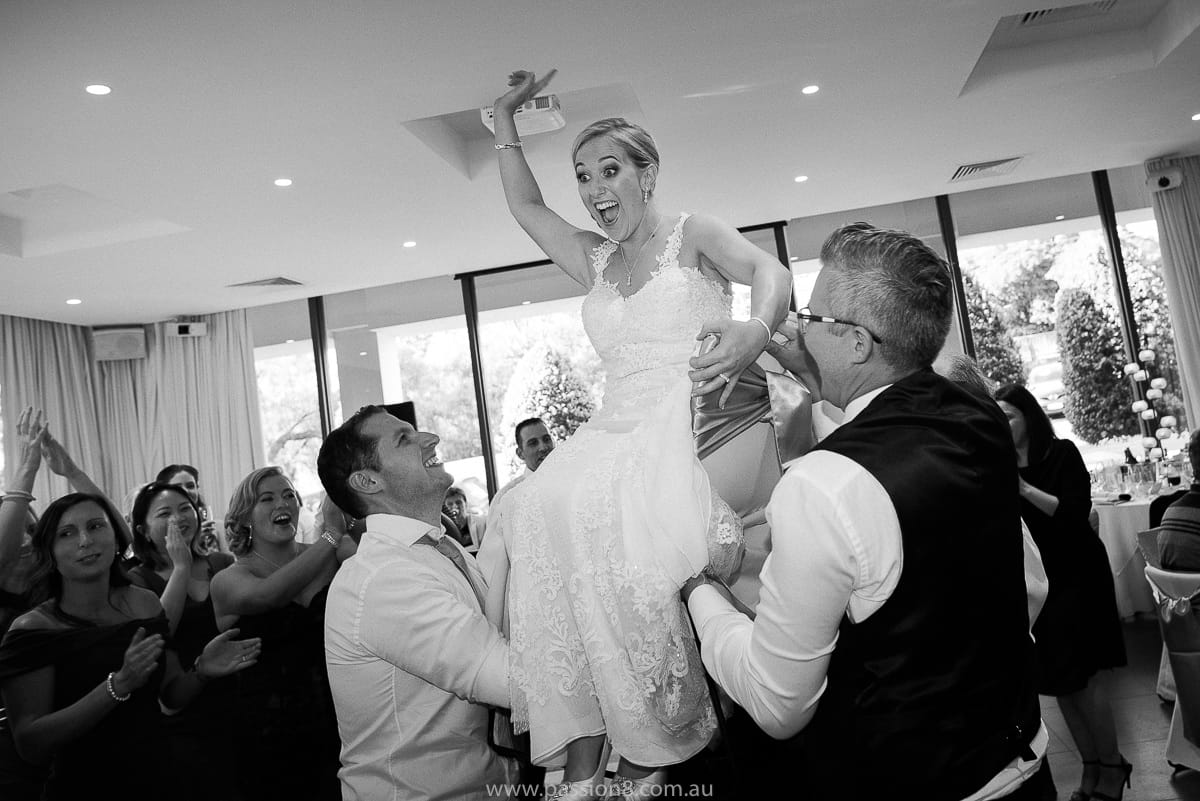 Wedding hora at Leonda by the Yarra