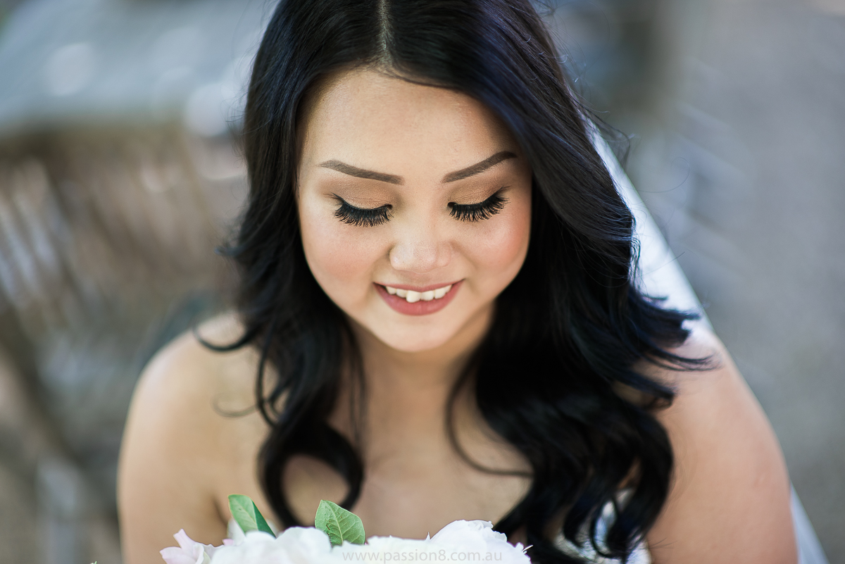 Wedding in Stones of the Yarra Valley Chapel bride