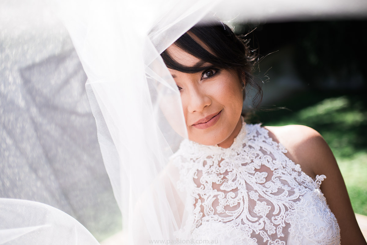 Wedding at Portsea Hotel bride