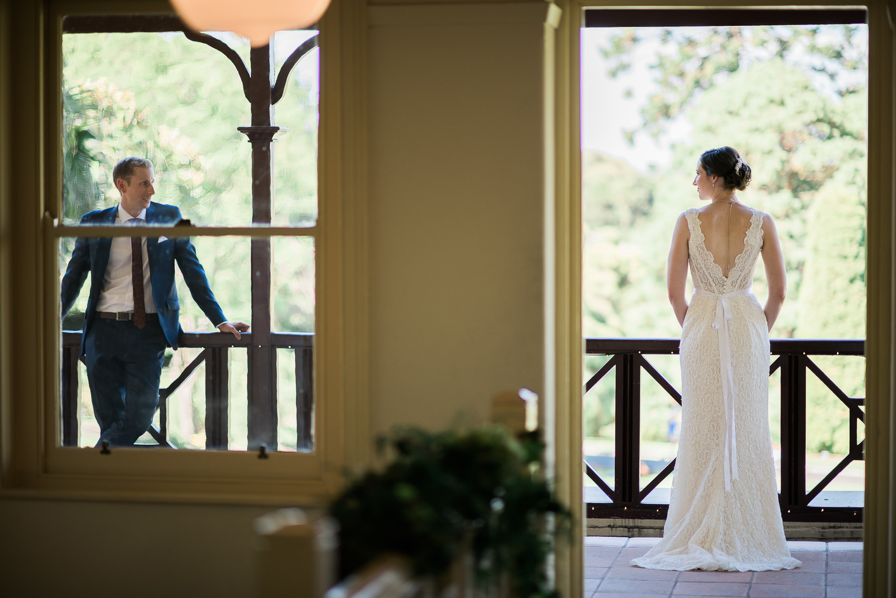 Wedding day at Gardens House