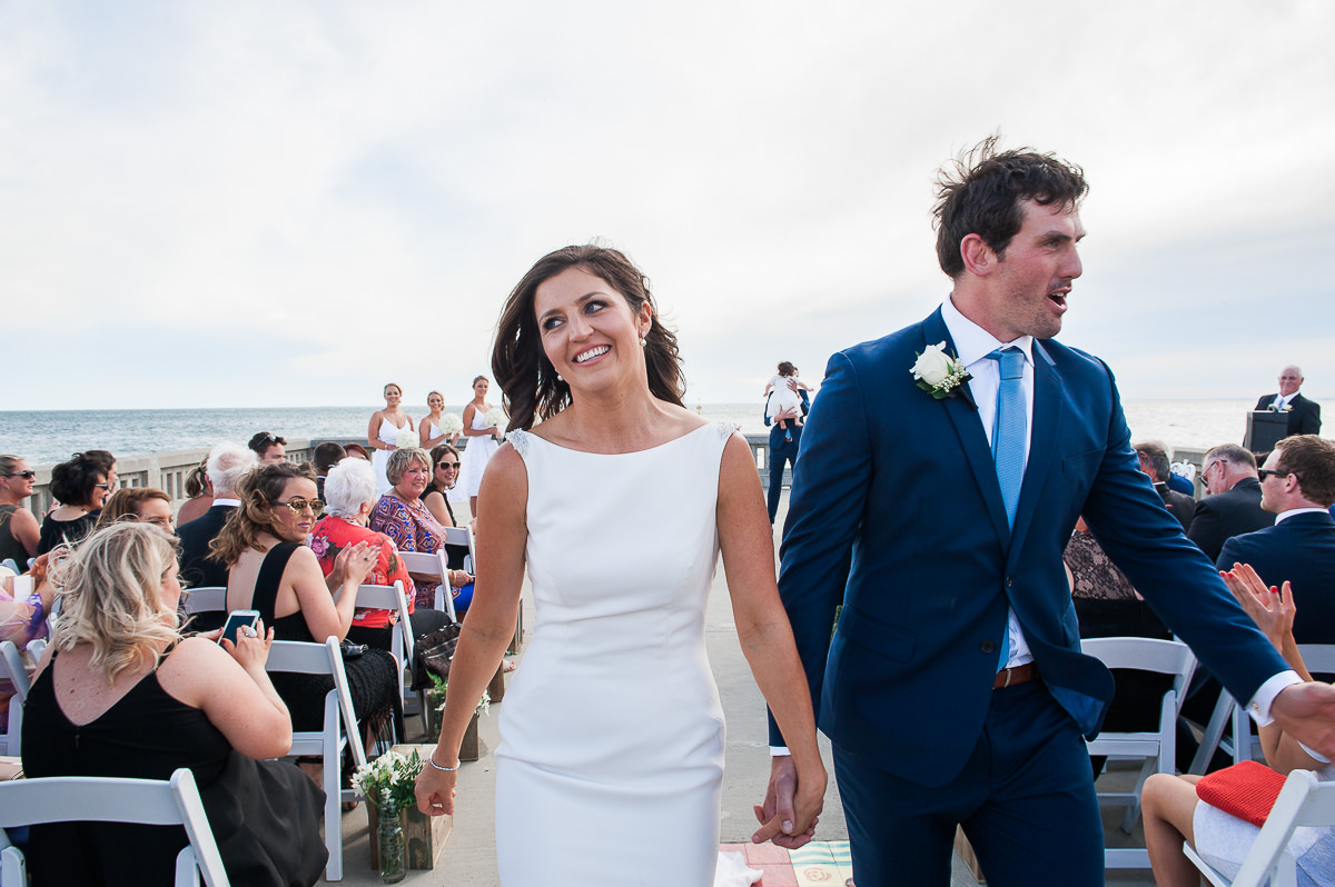 Elwood beach Sails wedding