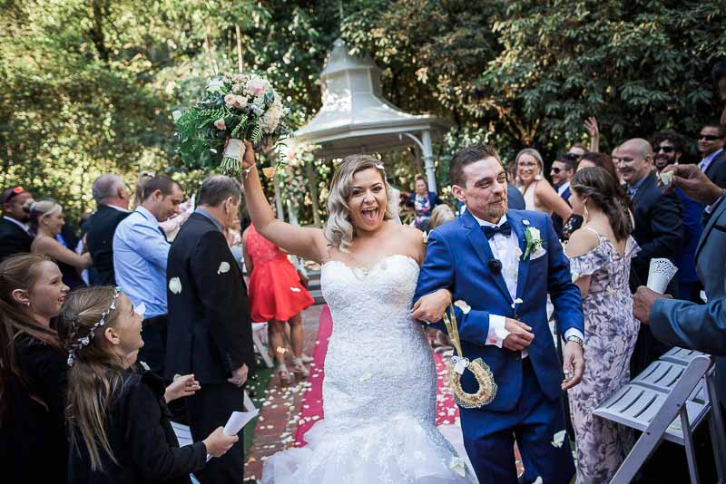 Lyrebird Falls wedding