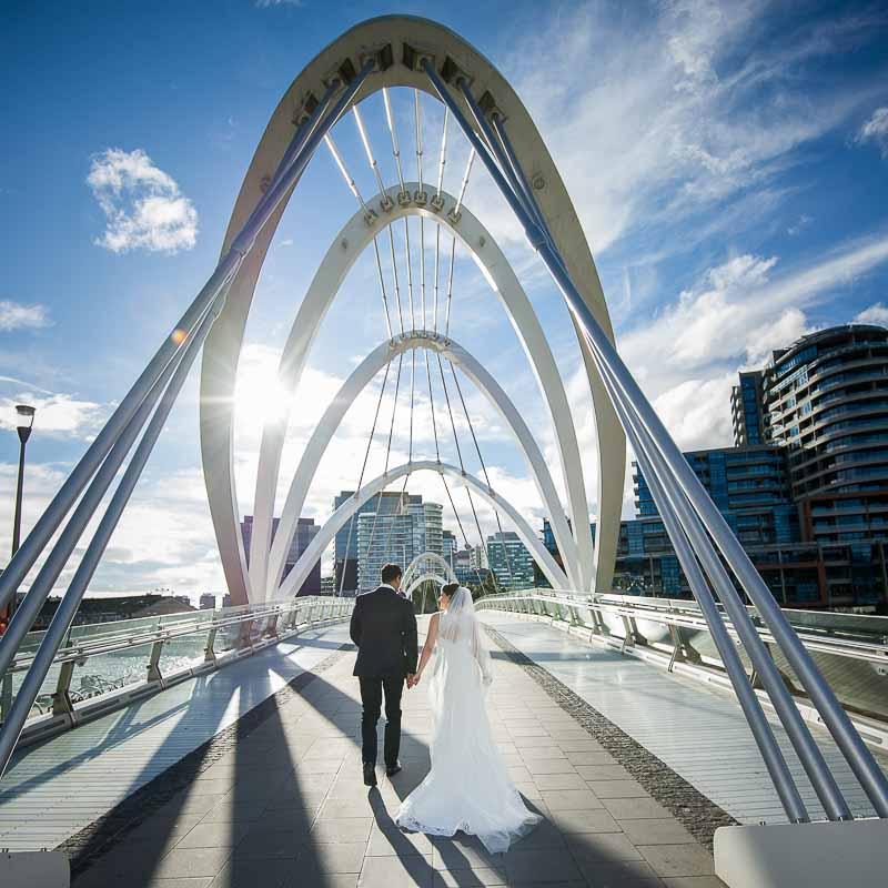 Sails on the Bay city Wedding