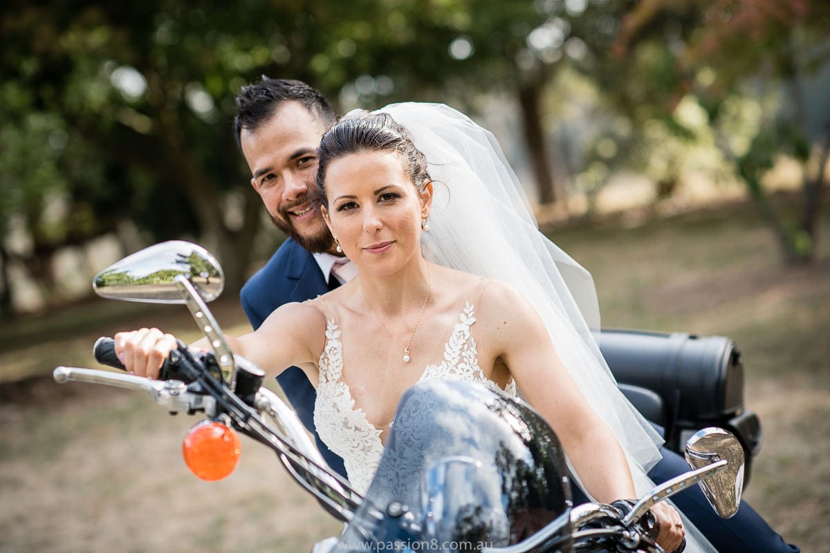 motorbike bride