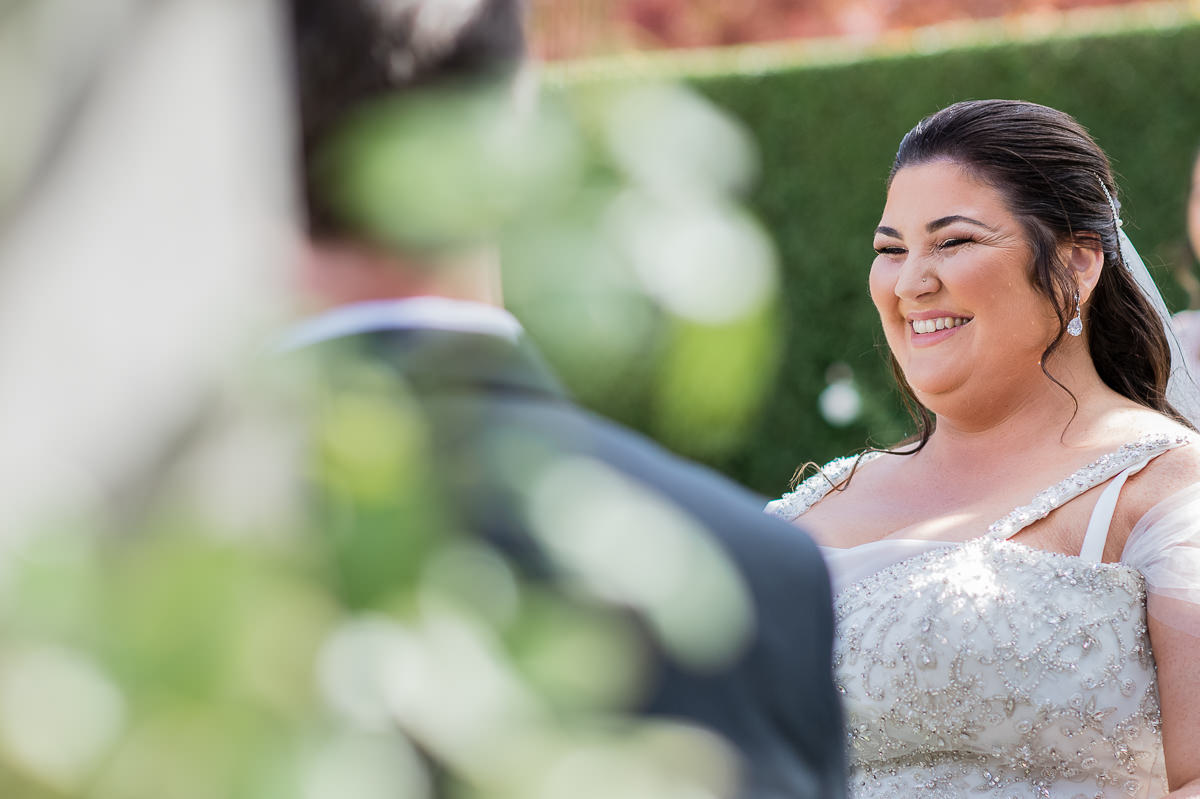 happy bride