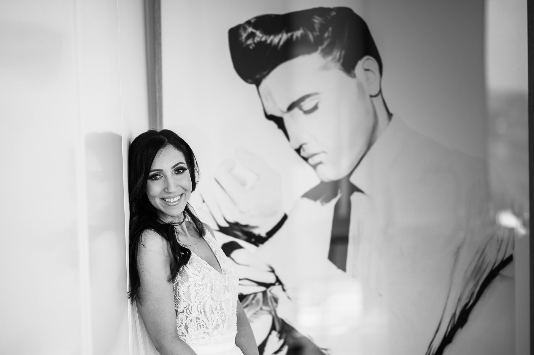 bride with elvis
