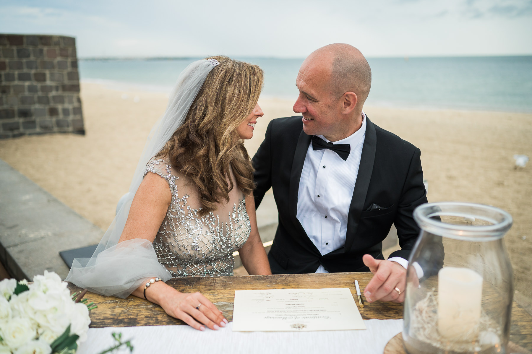 Wedding Sandbar Beach Cafe