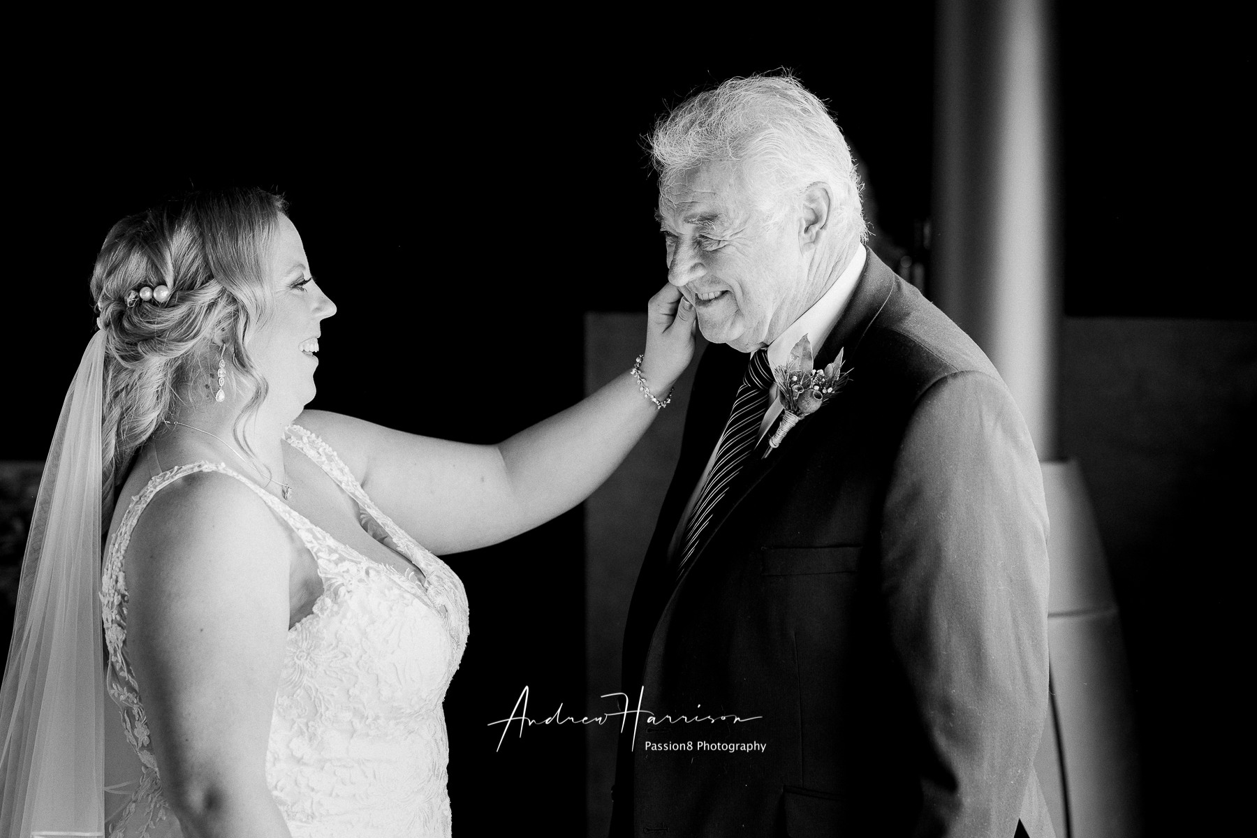 dad and bride